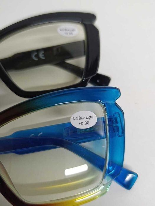 Okulary do komputera z filtrem niebiskim  2 szt + 0
