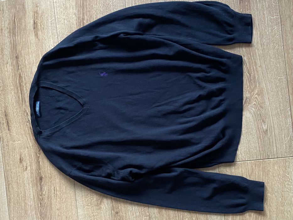 Ralph Lauren sweter męski L/XL czarny bawełna