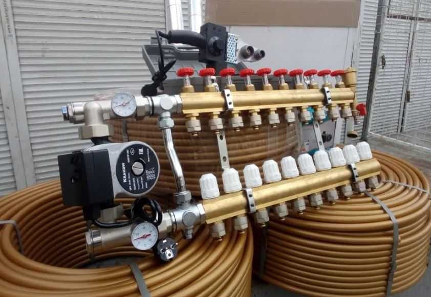 Грибенка Колектор для теплого пола Труба для теплого пола PEX-A 16x2