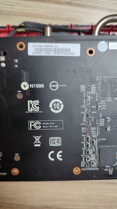 MSI GeForce GTX 950 2GB DDR5 128bit PCI-e GAMING