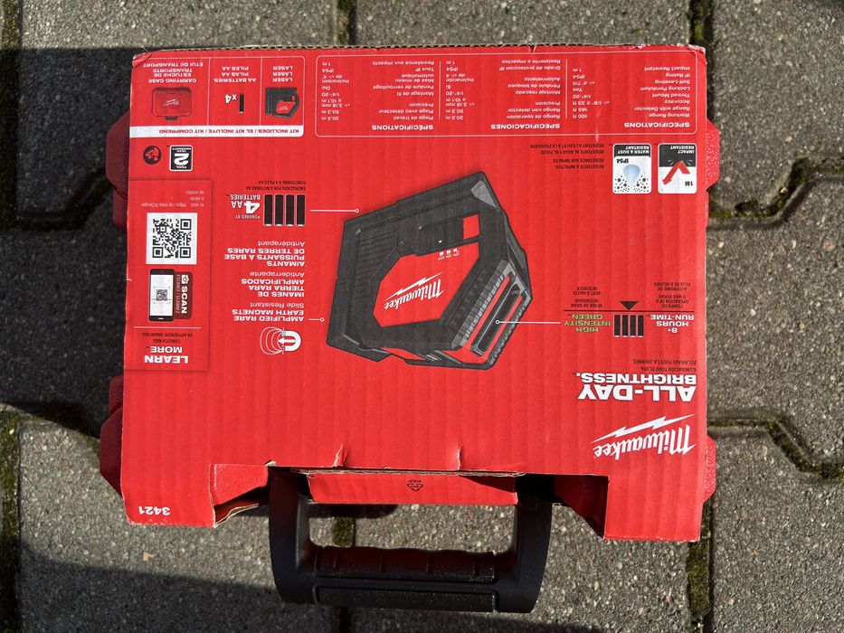 Milwaukee laser 3421 zielony