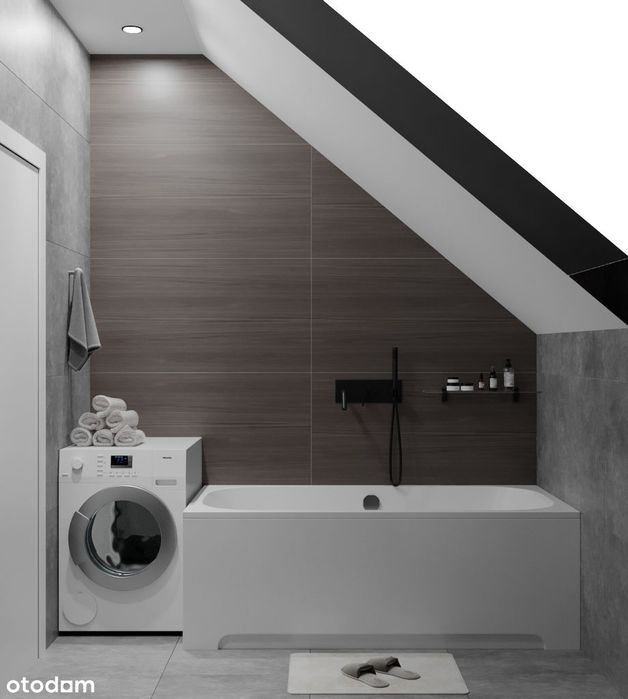 Bliźniak 112 m2, ogródek 91 m2 - Bawarski styl