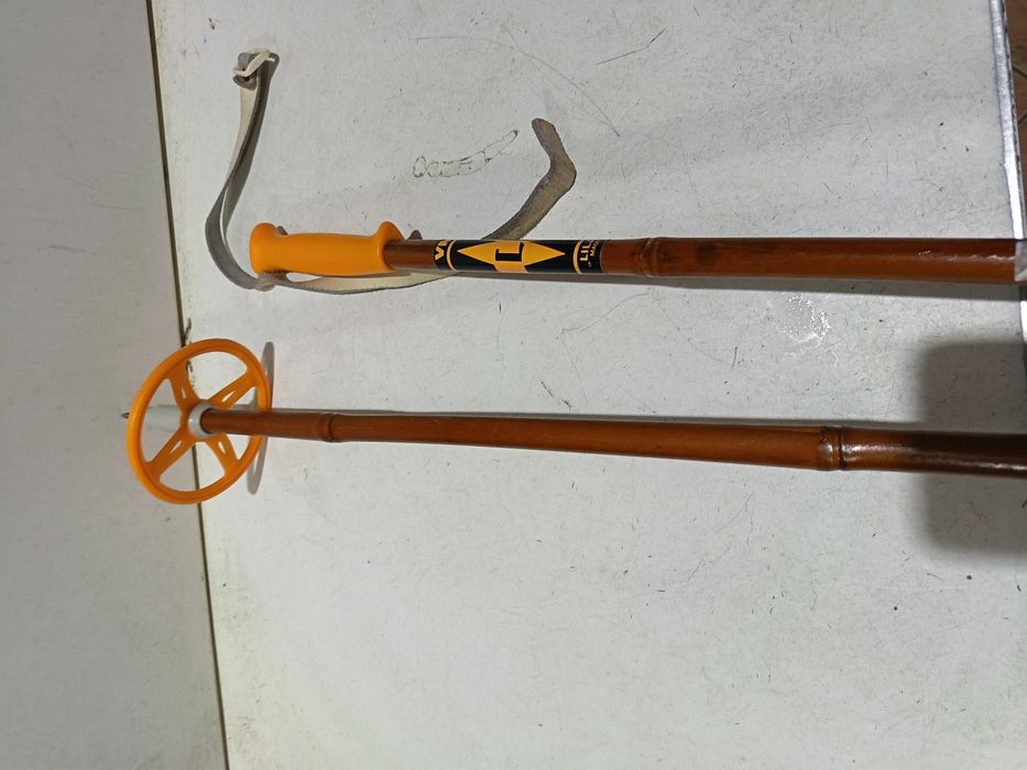 Kijki do nart Retro  bambusowe 150 cm