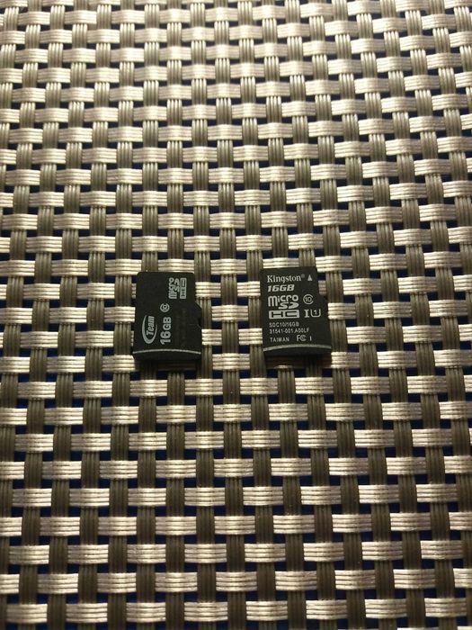 Карты памяти micro SD 16gb+16gb=32gb