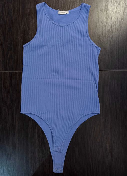 Боді Reserved в рубчик. Розмір M/L. Блакитний колір