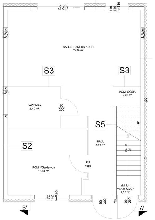 *55,51m2*PARTER*OGRÓDEK38m2*2parkingi*2 lub 3 POKOJE*