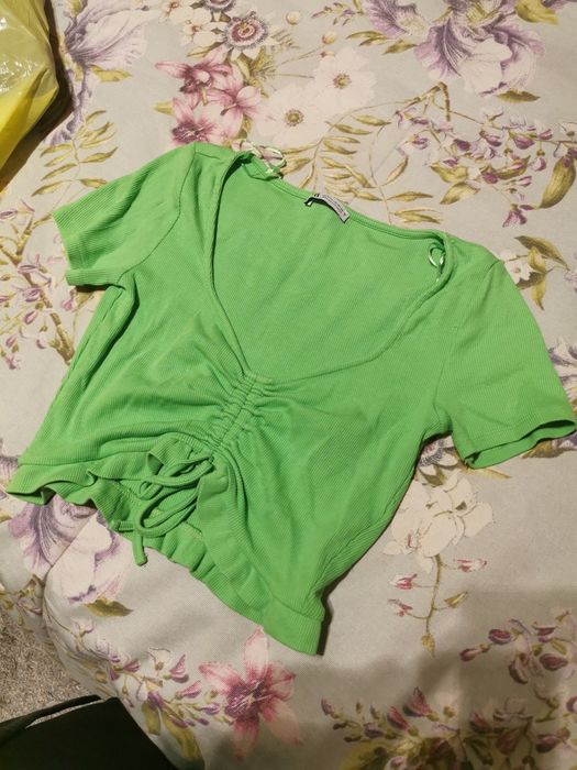 Top verde Zara Novo