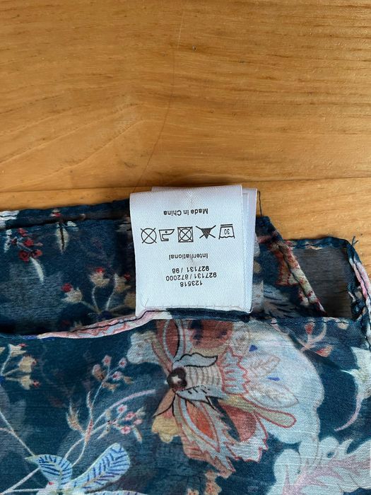 apaszka chusta szalik w kwiaty