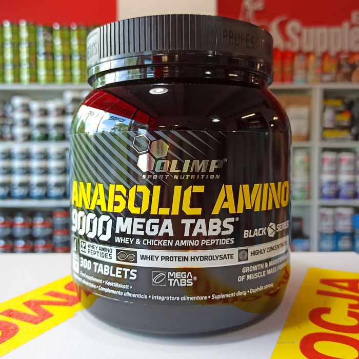 Olimp Anabolic Amino 9000, 300tab Aminokwasy EAA BCAA