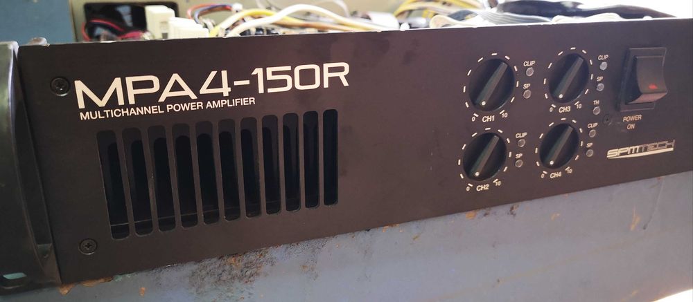 Ecler amplificador MPA4-150R de 4x150w