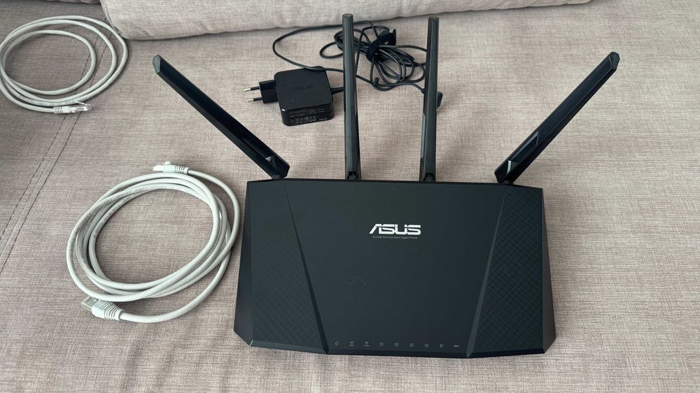 ASUS RT-AC87U AC2400 router Wi‑Fi 5, 4 anteny, Gigabit, komplet