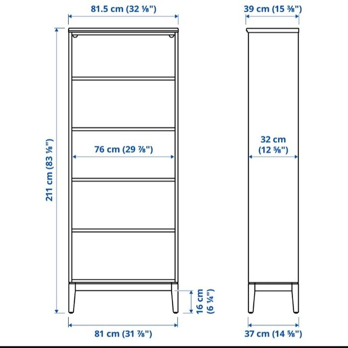 Estante Idanas Ikea branca