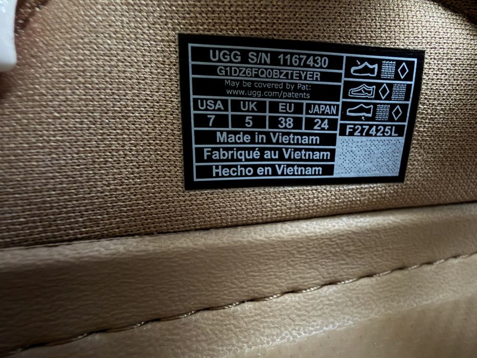 Шльопанці UGG Goldenglow Slide US 7 /EU 38 оригінал !!!  жіночі