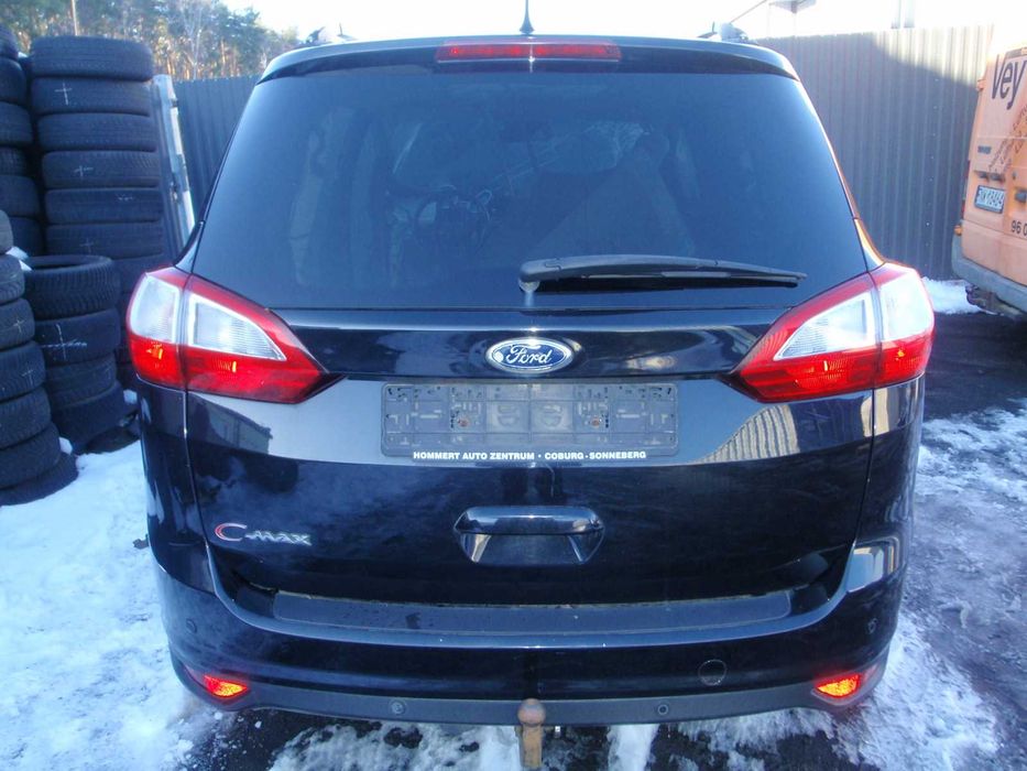 Ford C-Max Grand  klapa tylna,tył kolor FE CZARNA kompletna