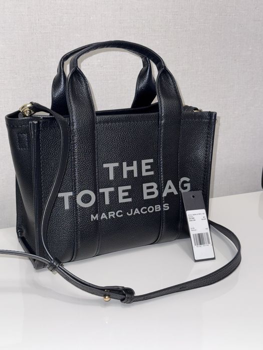 Сумка Marc Jacobs Tote bag оригінал. Кожаная черная сумка.