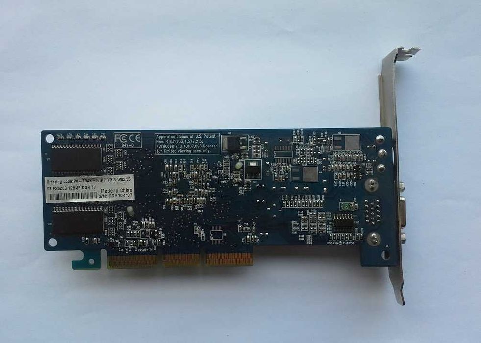 NVIDIA Graphics Card 128 MB GeForce FX5200 DDR TV64751908708611122