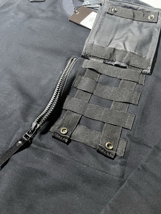 Кофта Ma.Strum Detatch Pocket Sweat Jet Black Оригінал