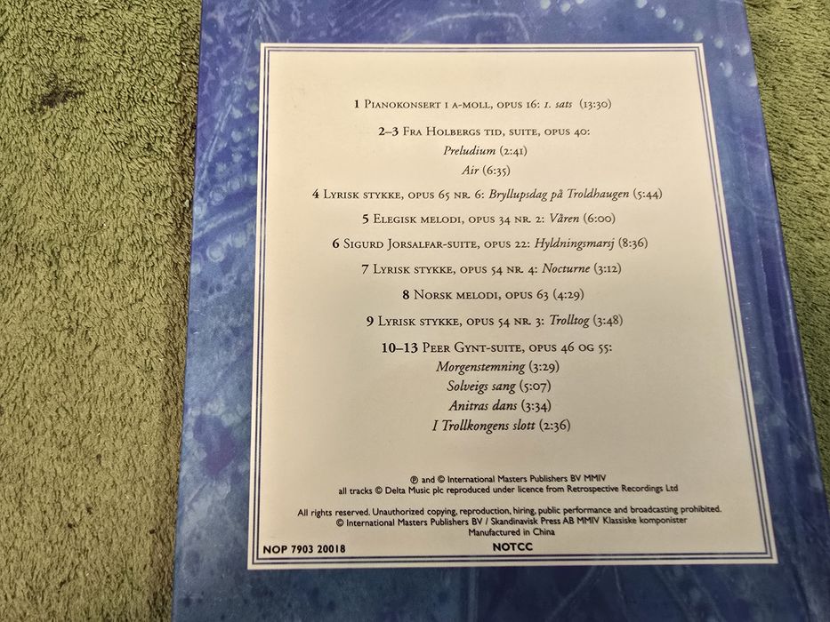 4 płyty CD różni wykonawcy muzyka poważna.