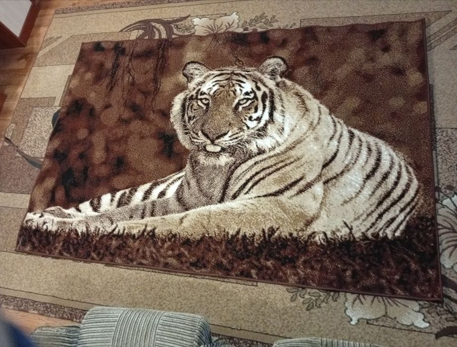 Ковер шикарний тигром  2.30×150