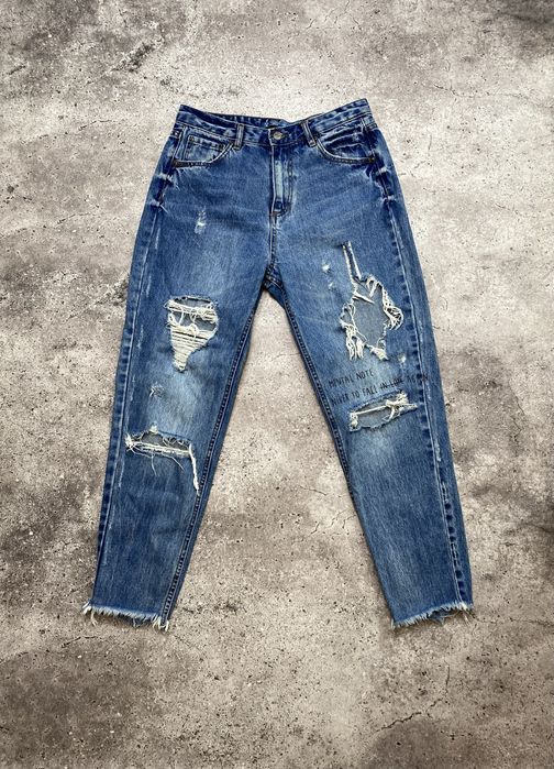 Женские рваные джинсы Pull & Bear S бойфренды