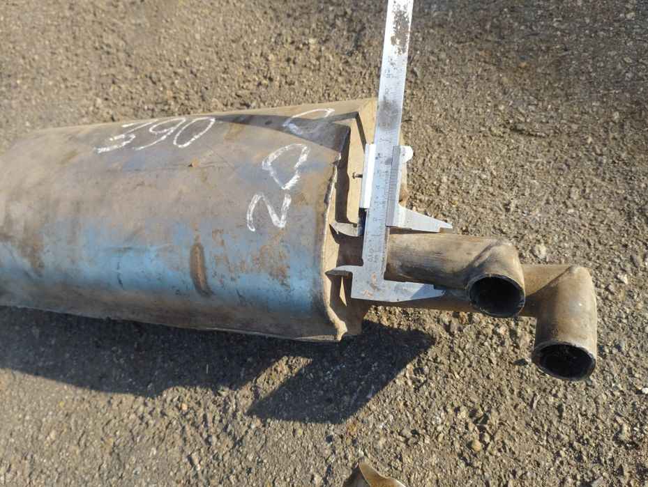 Заготовки  на глушитель, виготовлені з нержавійки