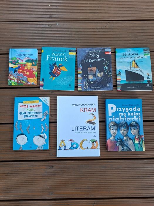 zestaw książek dla dzieci stan bdb. odbiór dziś, wysyłka olx