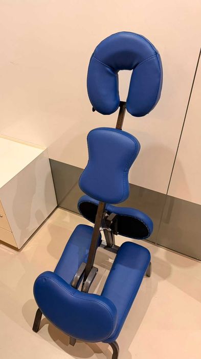 Cadeira de massagem profissional – praticamente nova, ideal para clínica de fisioterapia / spa / estúdio de recuperação física