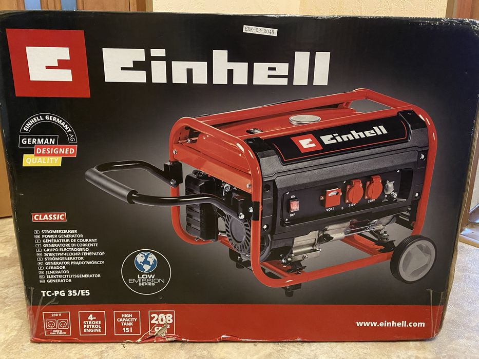 Генератор Бензиновий Einhell TC-PG 35/E5