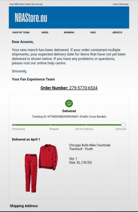 Fato de treino Nike Chicago Bulls