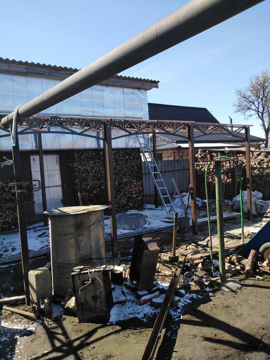 Арочный навес для авто | Навес для машины | Навес Собери Сам 6х6