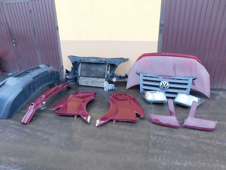 VW Crafter przód kompletny maska chłodnice zderzak lampy błotniki OEM