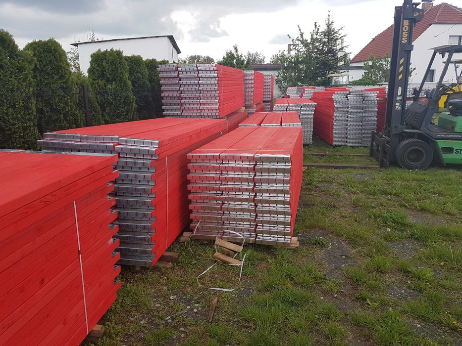 Zestaw rusztowania 37m2 6x6 - podesty drewniane 3m