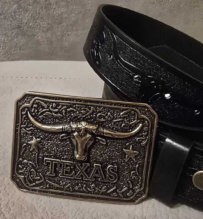 Pasek skórzany BYK BUHAJ dla Hodowcy Bydła osób Skupujących Bydło.