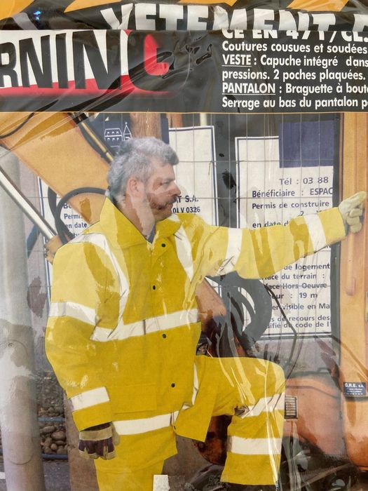 Parka impermeável de alta visibilidade