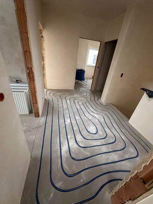 Frezowanie pod ogrzewanie podlogowy