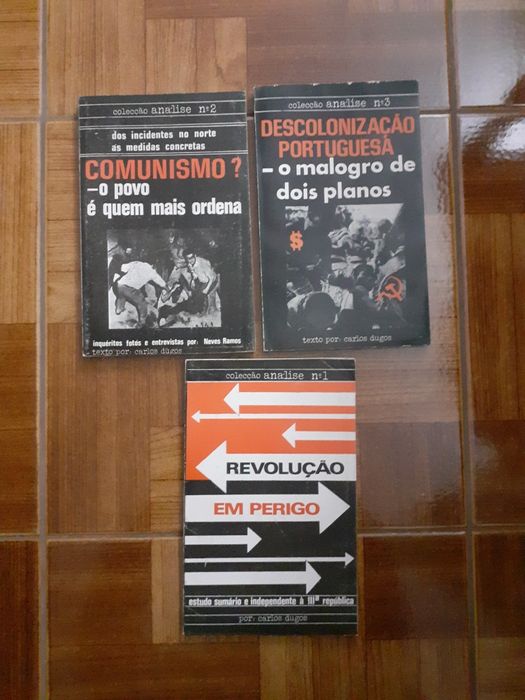 3 livros sobre o Pos 25 de Abril