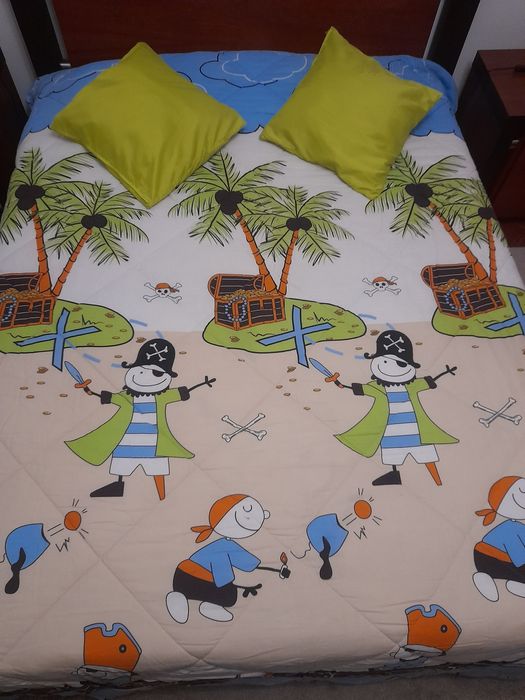 Edredão inverno tema criança