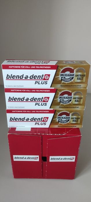 Крем для фіксації зубних протезів Blend-A-Dent Plus 40 г.аналог Кореги