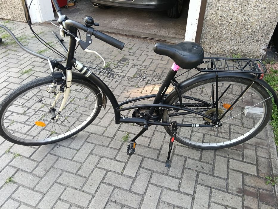 Rower28 czarno beżowy