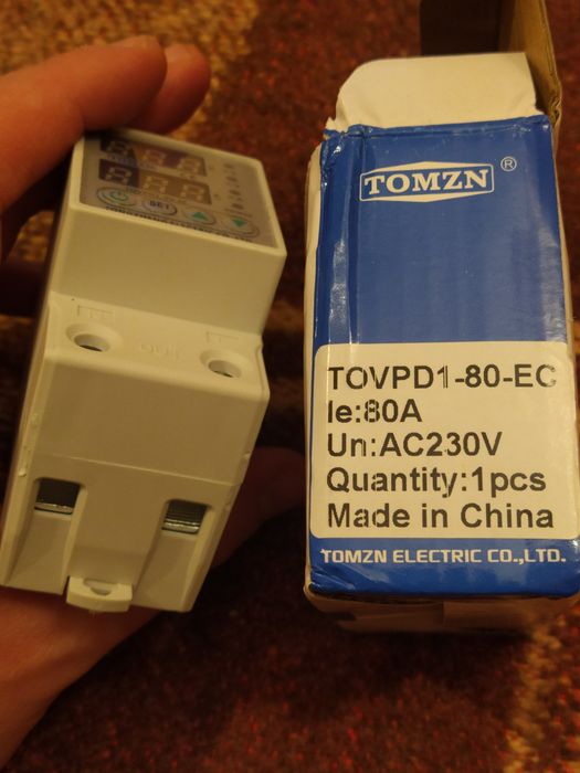 ОПИС ПРОЧИТАЙ  125A 4P автомат вводу резерву 230v TOMZN  АВР