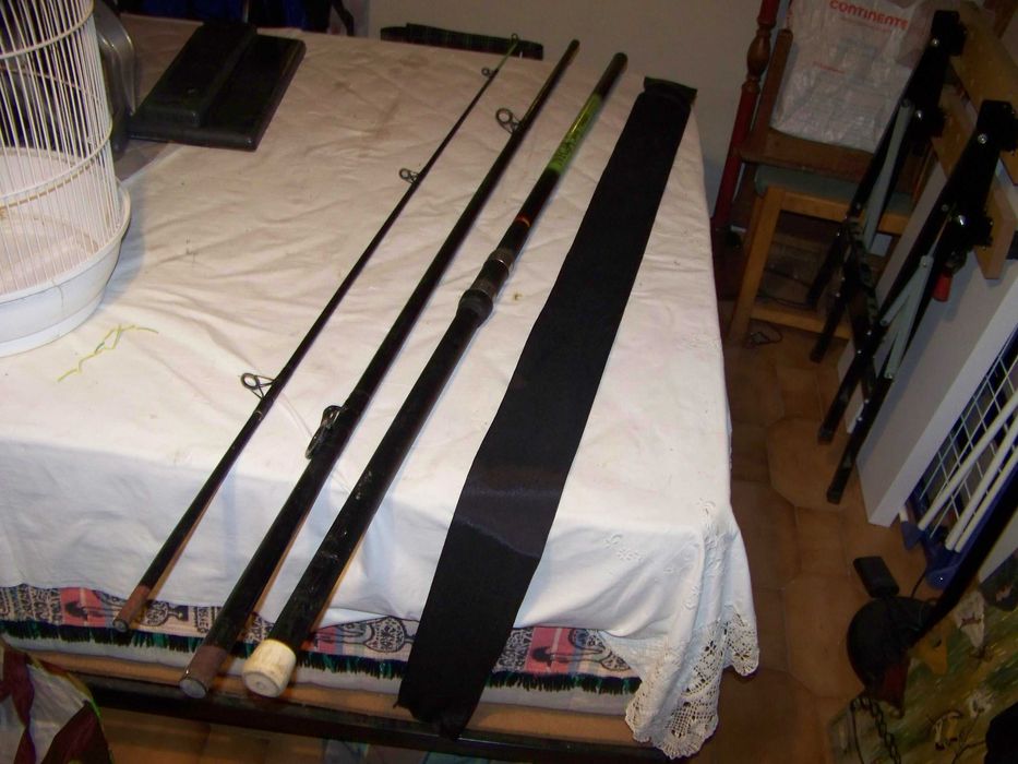 cana de pesca 5,00 mts Team Vega para chumbada de 250 gr