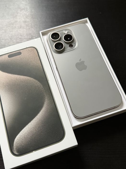 Iphone 15pro 256gb natural titanium