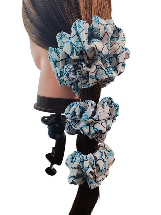 Scrunchie do włosów rozm M Silk Jedwabny