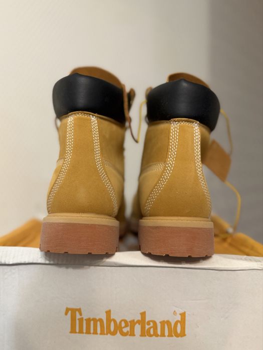 чоловічі черевики (чоботи) Timberland Premium 6-Inch Waterproof Boot Yellow 43-44 розмір, 27 см
