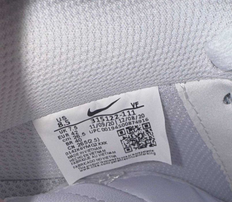 Nike Air Force 1 '07 White Size 40-44