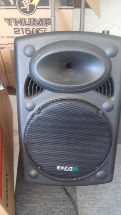 coluna amplificada ibiza port15uhf-bt