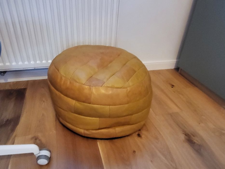 Pufa skórzana puf skóra