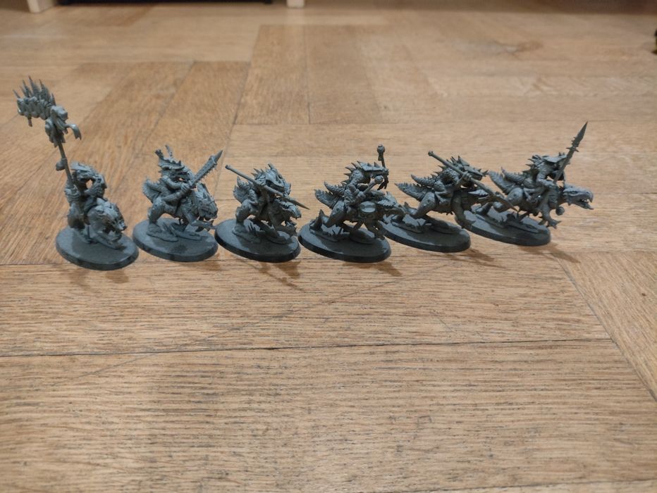 6x Saurus Knights - Warhammer Age of Sigmar Seraphon