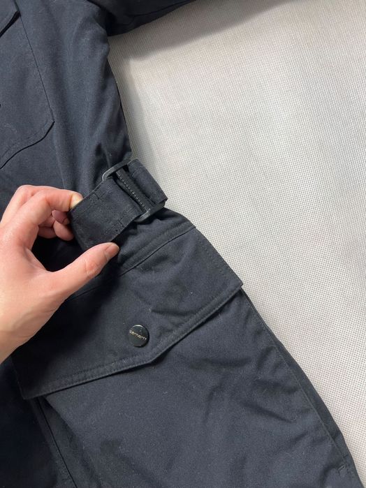 ocieplana kurtka Carhartt W' Mountain Coat black label winter jacket