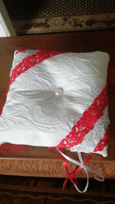 Подушечка для колец свадебная